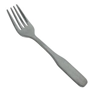 Vintage Sanitoy Stainless Steel Baby Fork - 1980s Fiddle Handle Toddler Flatware